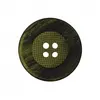 Image de Carte de 3 boutons Panier rond Olive 23mm - Union Knopf(...) - Vert