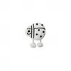 Image de Carte de 2 boutons Coccinelle Blanc 15mm - Union Knopf(...) -
