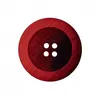 Image de Carte de 4 boutons Fantaisies Rond Rouge 4 trous 15mm - Union Knopf(...) -