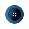 Image de Carte de 3 boutons Fantaisies Bleu 4 trous 18mm - Union Knopf(...) -