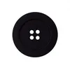 Image de Carte de 3 boutons Ourlés Noir 4 trous 18mm - Union Knopf(...) -