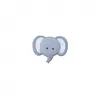 Image de Carte de 2 boutons Tête d'Elephant 20mm - Union Knopf(...) - Gris