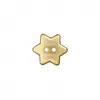 Image de Carte de 4 boutons Étoile Doré 15mm - Union Knopf(...) -