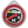 Image de Arnold, Machine de jardinage : accessoires, Fil de coupe, rond, torsadé, rouge, 3,3 mm, 18 m (Herbicide, Fil de coupe + bobine de fil)