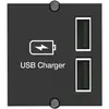 Image de Bachmann Module personnalisé Double chargeur USB (2 ports), Chargeur USB, Noir
