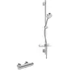 Image de Hansa, Système de douche, micra renovatieset glijstangset met douchekraan thermostatisch m. basicjet glijstangset 92cm chroom