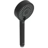 Image de Hansa, Pommeau de douche, Douchette à main Basicjet, 3 jets noir mat (3 Types de jets, 18 l/min)