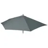Image de Toile de rechange pour parasol semi-circulaire Parla 270cm UV 50+ 3kg antracite