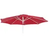 Image de Toile de rechange pour parasol N18 Ø 2,7m tissu/textile 5kg rouge