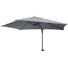 Image de Parasol mural Casoria, parasol déporté pour le balcon, 3m, inclinable gris