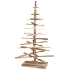 Image de Sapin de Noel décoratif MENDLER HWC-H77 aspect shabby 130x82x82cm