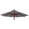 Image de Toile pour parasol de gastronomie en bois MENDLER HWC-C57, Ø4m polyester 3kg anthracite
