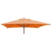 Image de Toile pour la gastronomie parasol en bois MENDLER HWC-C57, 3x3m polyester 3kg terre cuite
