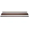 Image de Set de finition pour brise-vue WPC Sarthe, profil de finition 180cm, brun
