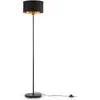 Image de B.K.Licht, Lampadaire, Lampadaire, noir-doré, 1xE27/40W max. excl. (E27)