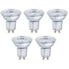 Image de Ampoule LED GU10 OSRAM 4058075090460 4.3 W = 50 W blanc chaud (Ø x L) 51 mm x 55 mm 5 pc(s)
