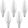 Image de LED E14 OSRAM 4058075090682 4 W = 40 W blanc chaud (Ø x L) 35 mm x 100 mm 5 pc(s)
