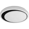 Image de LEDVANCE ORBIS Plafonnier LED intelligente 48cm pour une utilisation en intérieur WiFi - couleur variable(3000K-6500K) - noir - compatible avec Google et Alexa}