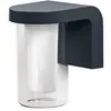Image de LEDVANCE SMART+ WI-FI CASCADE RGBW 18cm- applique murale LED gradable gris foncé pour l'extérieur avec boîtier en aluminium de haute qualité - contrôle des couleurs - 10W - 3000K blanc chaud - 420lm - IP44}