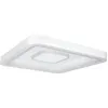 Image de LEDVANCE ORBIS STELLA SMART+ WiFi luminaire - 48x48cm - plafonnier LED dimmable pour l'intérieur - 32W - température de couleur 2700 - 6500K - 3250 lumen - 2 LED RGB module - design carré - blanc}