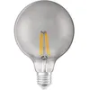 Image de LEDVANCE Ampoule LED intelligente avec Wifi - culot E27 - gradable - blanc chaud (2500K) - forme Globe - filament clair dans un verre fumé - remplacement des ampoules de 48W - contrôlable avec Alexa - Google}