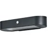 Image de LEDVANCE Applique solaire ENDURA Style Oval - lumière blanc chaud (3000K) - capteur intégré - utilisable sans alimentation - longue autonomie : 30 fois 60 secondes en mode PIR - protection IP44 - noir}