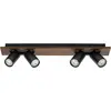 Image de Ledvance, Spot de plafond, DECOR SPOT MERCURY BLACK 4x3.4W 927 DIM (GU10, 920 lm)