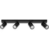 Image de Ledvance, Spot de plafond, LED SPOT OCTAGON BLACK 4x3.4W 927 DIM (GU10, 920 lm)