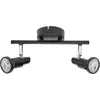 Image de Ledvance, Plafonnier, LED SPOT BLACK 2 X 3.4W 927 DIM (460 lm)