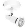 Image de LEDVANCE LED SPOT GU10: 1 x 3 - 4W - 230lm - blanc - température de couleur de 2 700K - lumière chaude - design intemporel - ampoule LED interchangeable - idéale pour les intérieurs - CRI 90 - têtes réglables.}