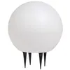 Image de LEDVANCE ENDURA HYBRID BALL Applique extérieure hybride - 2W - 180lm - lumière blanc chaud - 3000K - blanc - plastique - IP44 & IP67 - solaire et réseau.}