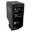 Image de Lexmark - Cyan - original - cartouche de toner LCCP, LRP, Entreprise Lexmark - pour Lexmark CS720de, CS720dte, CS725de, CS725dte, CX725de, CX725dhe, CX725dthe