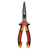 Image de Pince à bec long MILWAUKEE tête 45 degrés isolée 205 mm 4932464565