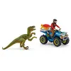 Image de 41466 Fuite Sur Quad Face Au Velociraptor