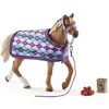 Image de SCHLEICH Figurine 42360 - Cheval - Pur-sang anglais avec couverture