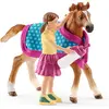 Image de Schleich Poulain avec couverture