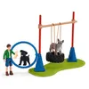 Image de Schleich 42536 Farm World entrainement chiens