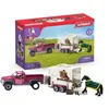 Image de SCHLEICH - Pick-up avec remorque pour cheval - 42346 - Gamme Horse Club