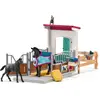 Image de Schleich Box pour chevaux avec jument et poulain