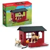 Image de Coffret Niche avec Golden Retriever, SCHLEICH 42722 Farm World, Des 4 ans
