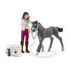 Image de Figurine Mini Monde   Mme Kramer et son poulain