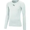 Image de Puma, Hommes, T-shirt de sport, Tee-shirt LIGA Baselayer LS-655920 (M), Blanc, M