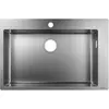 Image de hansgrohe, Évier, HG évier à encastrer 660 S711-F660 inox (Evier encastré, 50 cm, 76 cm)