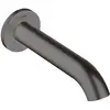 Image de hansgrohe, Robinetterie de salle de bains, Bec déverseur pour baignoire AXOR UNO courbé brushed black chrome