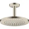Image de hansgrohe, Système de douche, Raccord plafond AXOR SHOWERSOLUTIONS 100mm nickel brossé