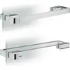 Image de hansgrohe, Porte-serviettes + crochets pour serviettes, Poignée de douche AXOR UNIVERSAL 444mm nickel brossé