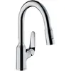Image de hansgrohe, Robinetterie de cuisine, Focus M42 Mitigeur Cuisine 180, douchette extractible, 2 jets