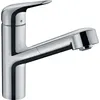 Image de Robinet de cuisine avec douchette HANSGROHE Focus M42 150 chromé