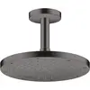 Image de hansgrohe, Pommeau de douche, Raccordement au plafond AXOR SHOWERSOLUTIONS 100mm brushed black chrome