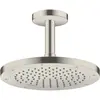 Image de hansgrohe, Robinetterie de salle de bains, AXOR ShowerSolutions Raccordement au plafond 100 mm